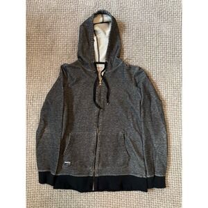 Micros  Men's Full Zip Black Hoodie Size M